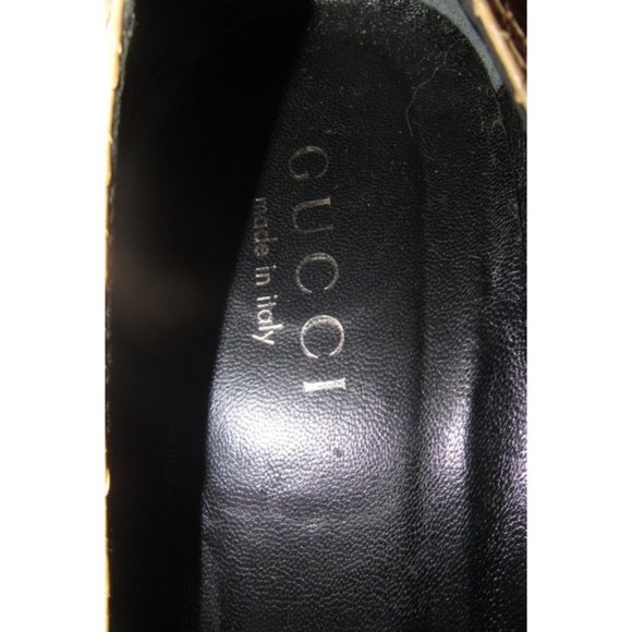 Gucci Champagne Colored Snakeskin Leather Pumps - Picture 11 of 12